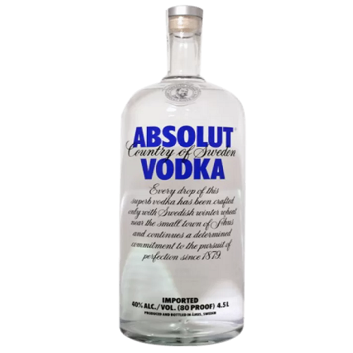 Absolut Vodka – Absolut Vodka Réhoboram Bottle 4.5 L 4.5L (40% AVB) – 4.5L – 40% AVB – Vodka – Spirits – South African Products