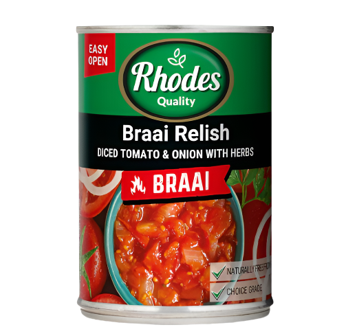 Rhodes Braai Relish 410g – Authentic South African Favourite
