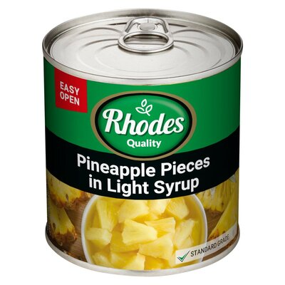 Rhodes pineapple crush 432 g South African crushed pineapple in syrup canned fruit Pulps and Fruits in Syrup