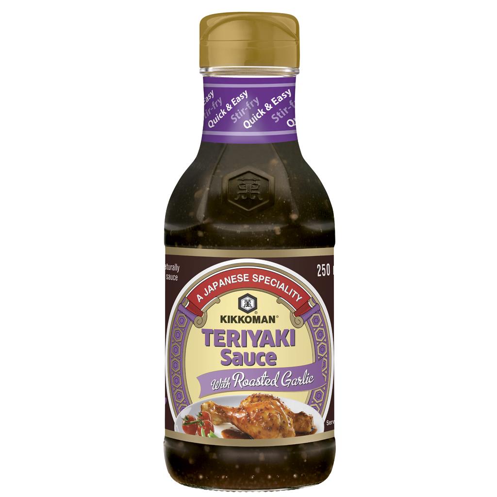 Kikkoman Roasted Garlic Teriyaki Sauce 250ml