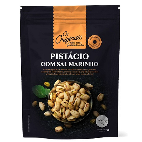 Roasted pistachios with shell and sea salt The Originals 200 g crunchy premium nut snack