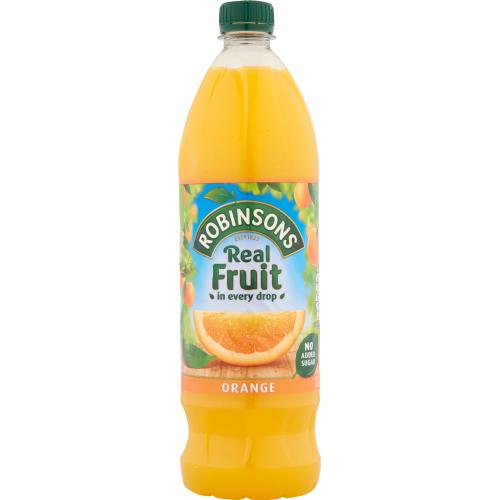 Robinsons Real Fruit Orange Squash 1L cordial drink concentrate orange soft drink juice and cordial drinks