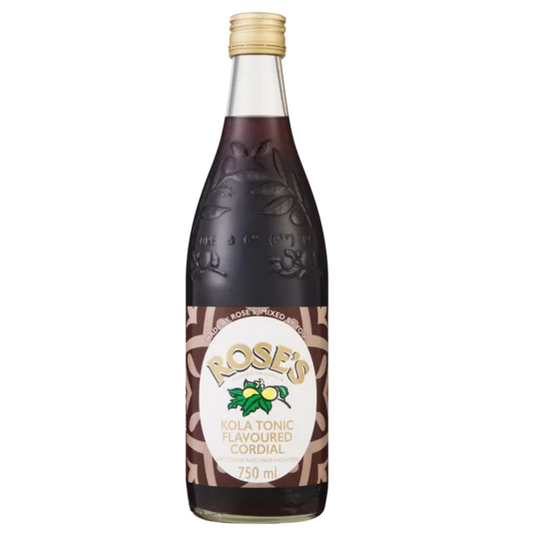 Rose's Kola Flavoured Cordial Bottle 750ml