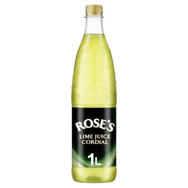 Roses Lime Cordial 1L – The Yum Family Shop