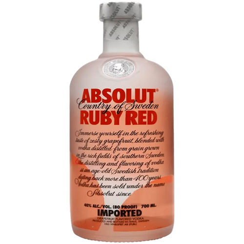 Absolut Vodka – Absolut Ruby Red Vodka 700ml (40% AVB) – 700ml – 40% AVB – Vodka – Spirits – South African Products