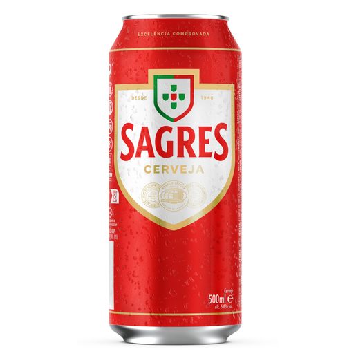 Sagres Beer 500ml bottle – iconic Portuguese lager – Portuguese Beers and Lagers