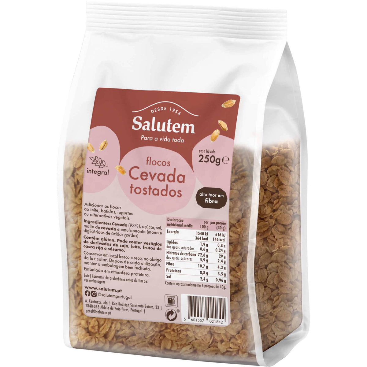 Salutem Toasted Wholegrain Barley Flakes 250g