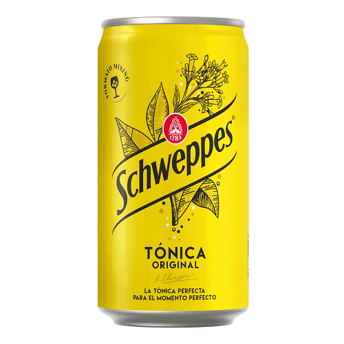 Schweppes Tonic Water 330ml tonic soda mixer quinine soft drink fizzy beverage carbonated drink refreshing tonic Europe