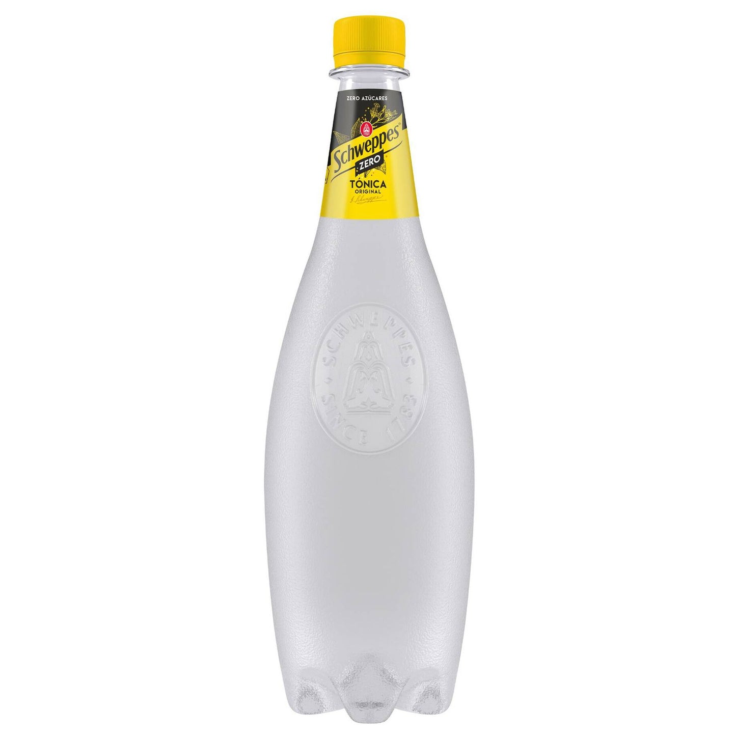 Schweppes Zero Tonic Water Carbonated Soft Drink 1L sugar free tonic bottle