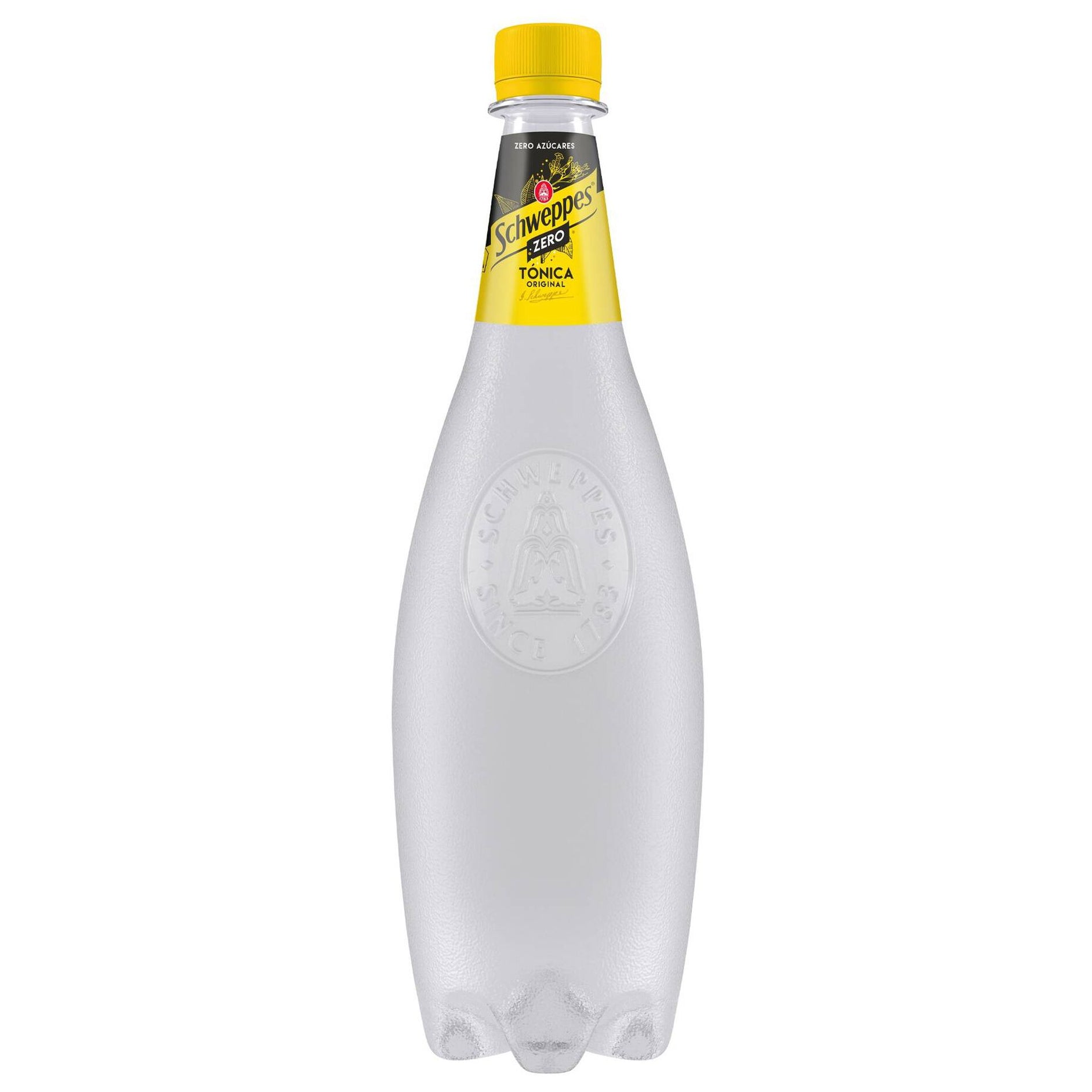 Schweppes Zero Tonic Water Carbonated Soft Drink 1L sugar free tonic bottle