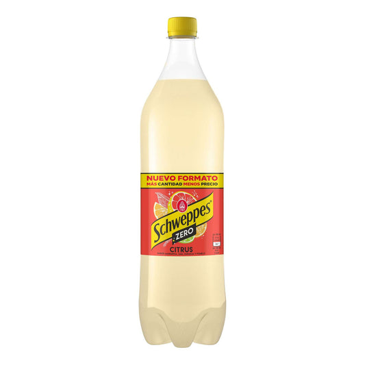 Schweppes citrus sugar free 1.5L plastic bottle mixed citrus carbonated soft drink refreshing soda