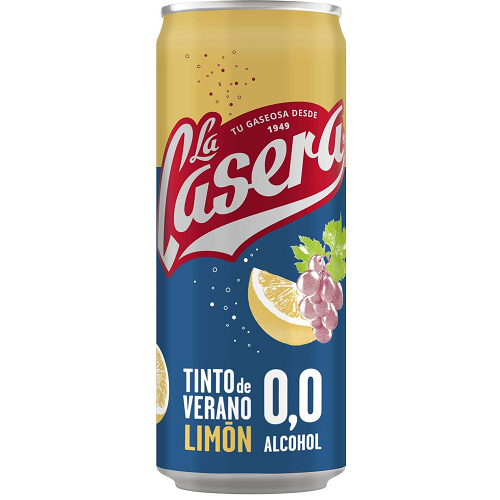 Schweppes la casera lemon 330ml can 0 percent alcohol free citrus soft drink sparkling beverage
