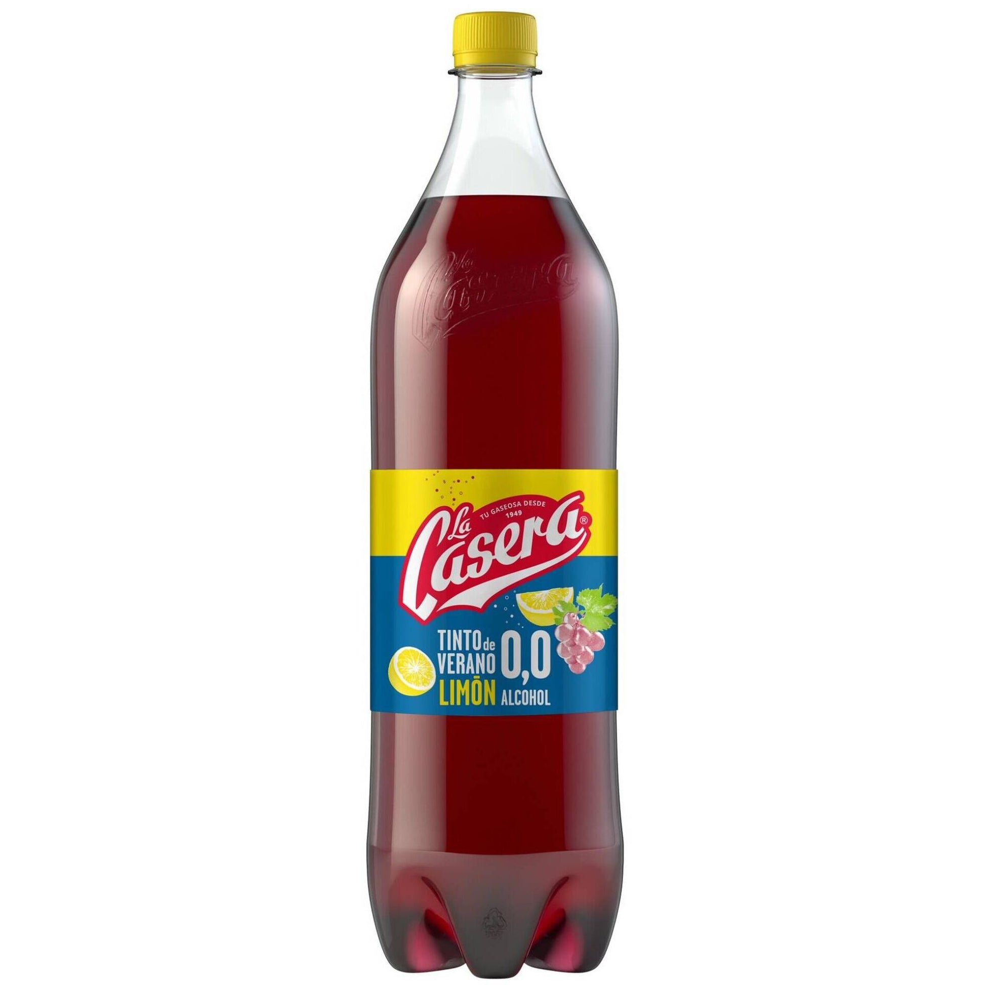 Schweppes la casera tinto de verano 0 percent 1.5L plastic bottle alcohol free sparkling citrus grape soft drink