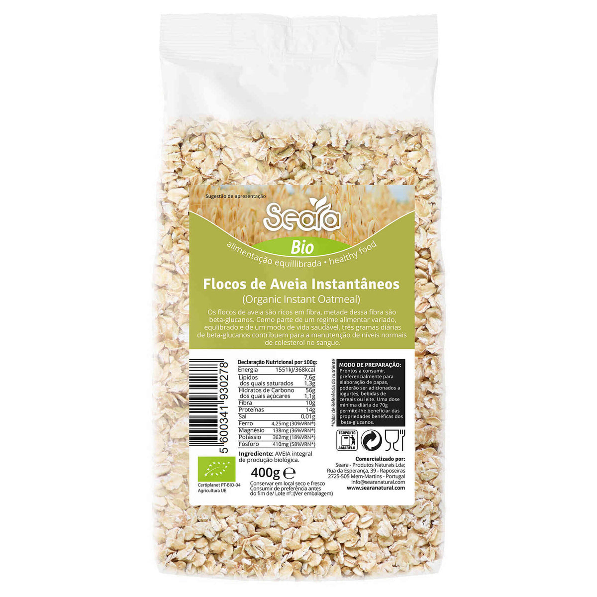 Seara Instant Oat Flakes 400g