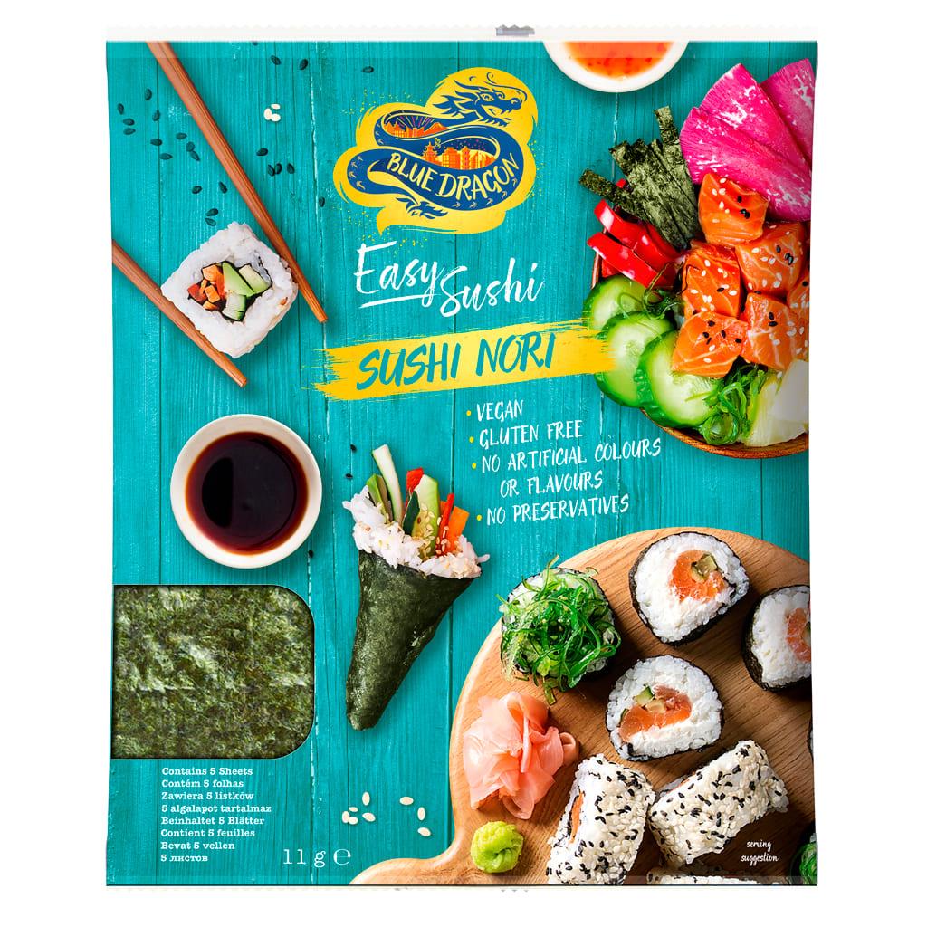 Blue Dragon Toasted Seaweed for Sushi 11g