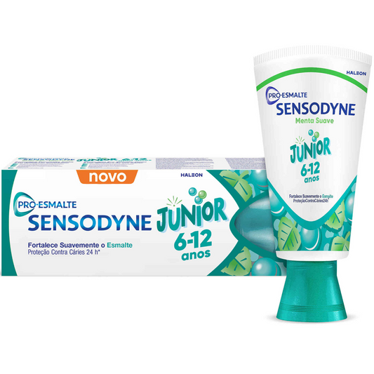 Sensodyne junior pro enamel toothpaste 6 to 12 years 50ml fluoride kids toothpaste sensitive teeth oral care