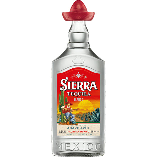 Sierra Tequila Blanco 700ml 38% ABV Mexican Silver tequila with fresh agave green apple pineapple and pepper Premium Tequilas