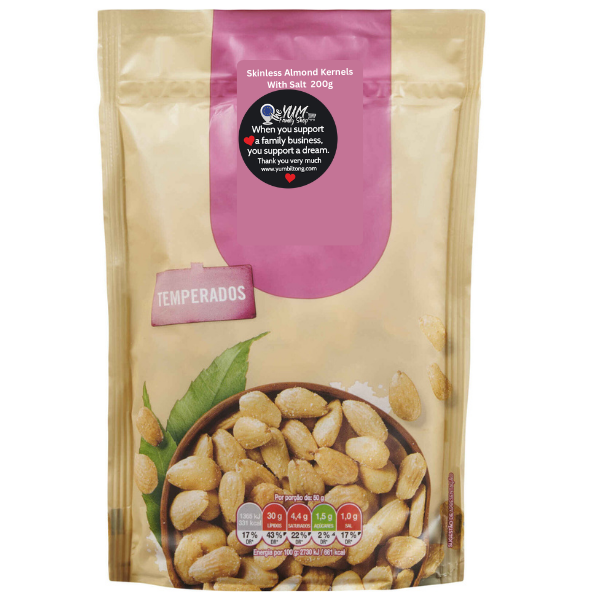 skinless salted almonds 200 g roasted nuts crunchy savoury snack nuts and dried fruit festive South African Products
