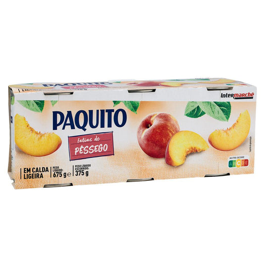 Paquito Sliced Peaches in Light Syrup 3 x 225g
