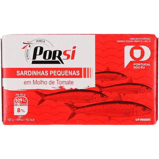 Porsi Small Sardines in Tomato Sauce 90g