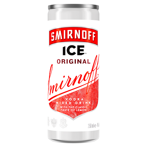 Smirnoff – Smirnoff Ice – 250ml Can (4% AVB) – 250ml – 4% AVB – Vodka – Spirits – South African Products