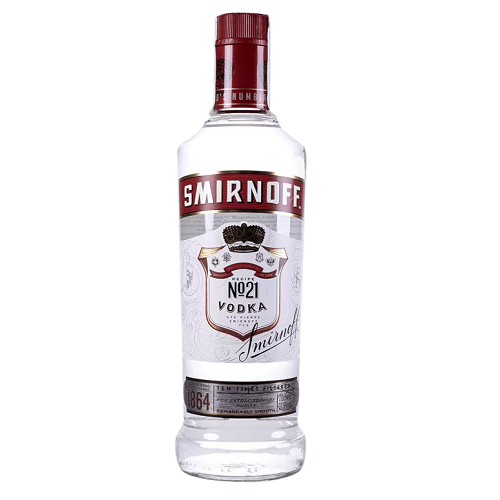 Smirnoff Red Vodka 700ml 37.5% ABV classic vodka for cocktails, mixed drinks and serving chilled