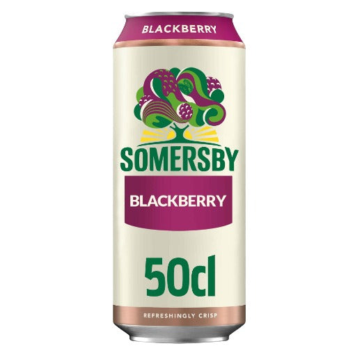 Somersby Blackberry Cider 500ml can – fruity sparkling cider – Fruit Ciders