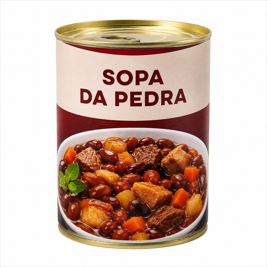 Sopa da Pedra 420g Portuguese mixed meat soup beans vegetables hearty traditional meal