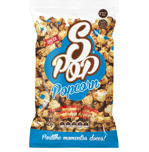 Spop Sweet Salted Caramel Popcorn 150g Crunchy Sweet and Salty Popcorn Snack Chips and Pop Corn South African Products