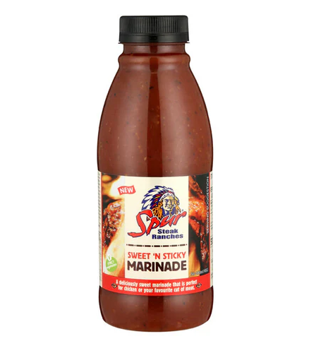 Spur Sweet n Sticky Sauce 500ml sweet tangy barbecue table sauce braai marinade South African Products