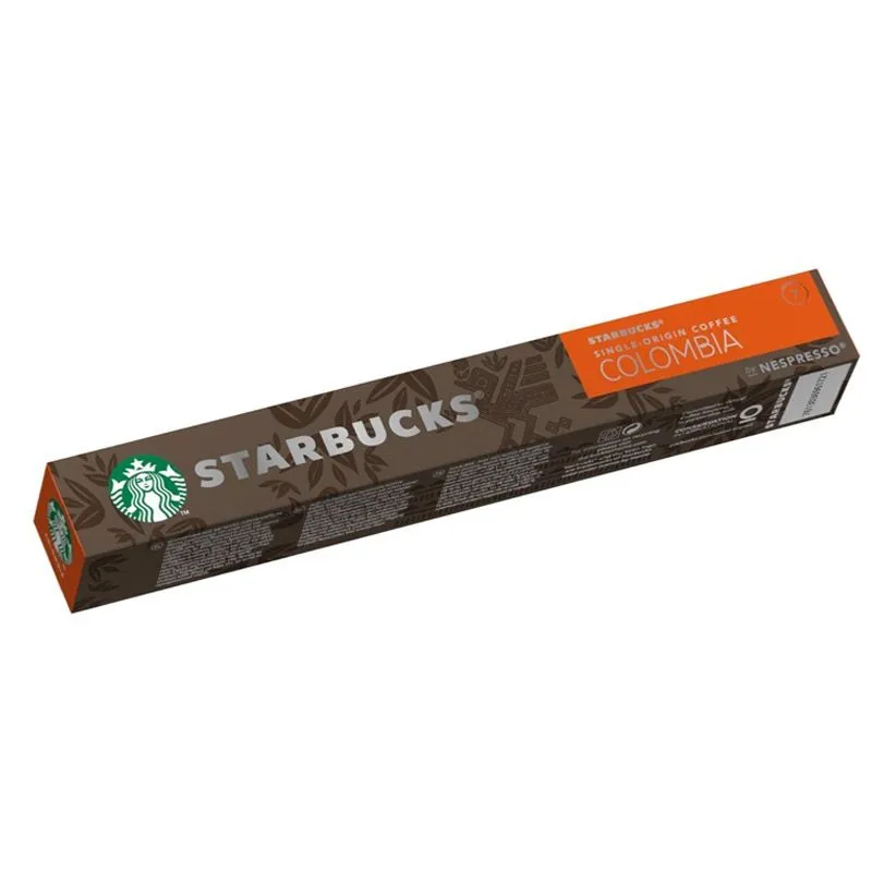 Starbucks Colombia Nespresso capsules 10 capsules single origin coffee pods smooth balanced espresso