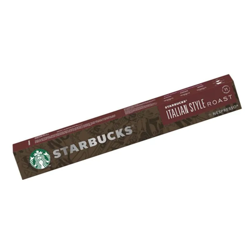 Starbucks Italian Style Roast Nespresso capsules 10 capsules strong dark roast espresso pods bold coffee