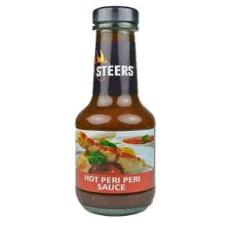 Steers Hot Peri-Peri Sauce – 375ml (Best Before 26.05.2025)