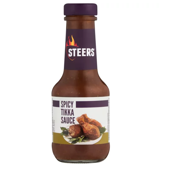 Steers Spicy Tikka Sauce 375ml Clearance Sale BB 25.06.2025