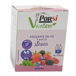 Porsi Stevia Powdered Sweetener 40 Sticks