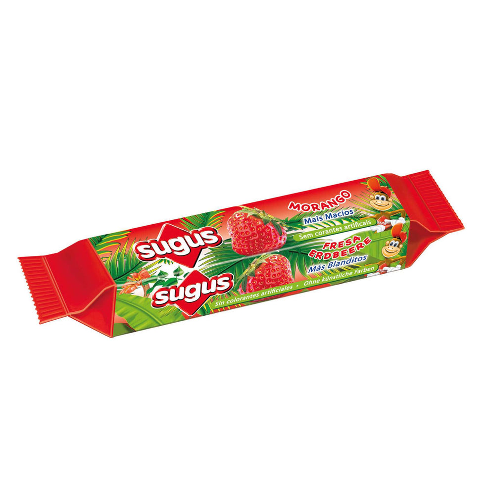Sugus Strawberry Chewy Sweets 45g Soft Fruity Candy – The Yum Family Shop