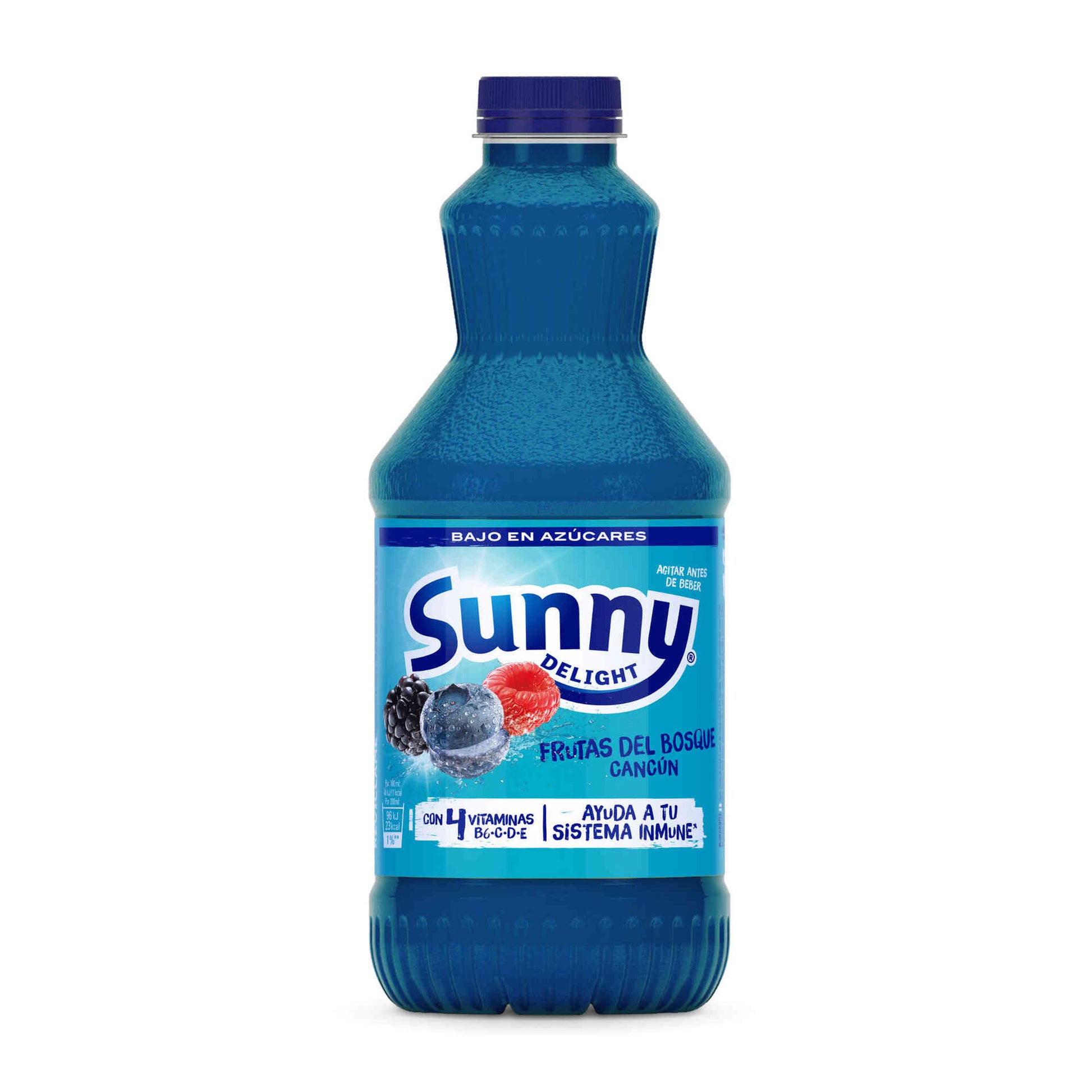 Sunny Delight Blue Raspberry Non Carbonated Soft Drink 1.25L fruity still beverage bottle