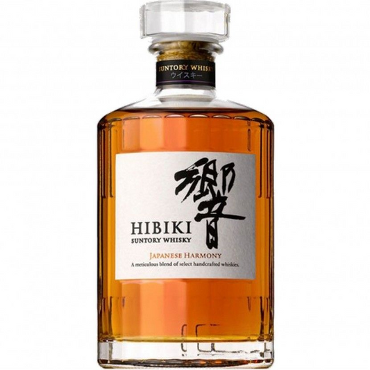 Suntory Hibiki Japanese Harmony Blended Whisky 700ml 43% ABV premium Japanese whisky with lychee honey candied orange white chocolate and Mizunara oak