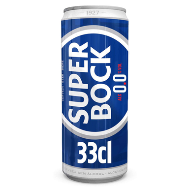 Super Bock Non-Alcoholic Beer 330ml 0.0% ABV
