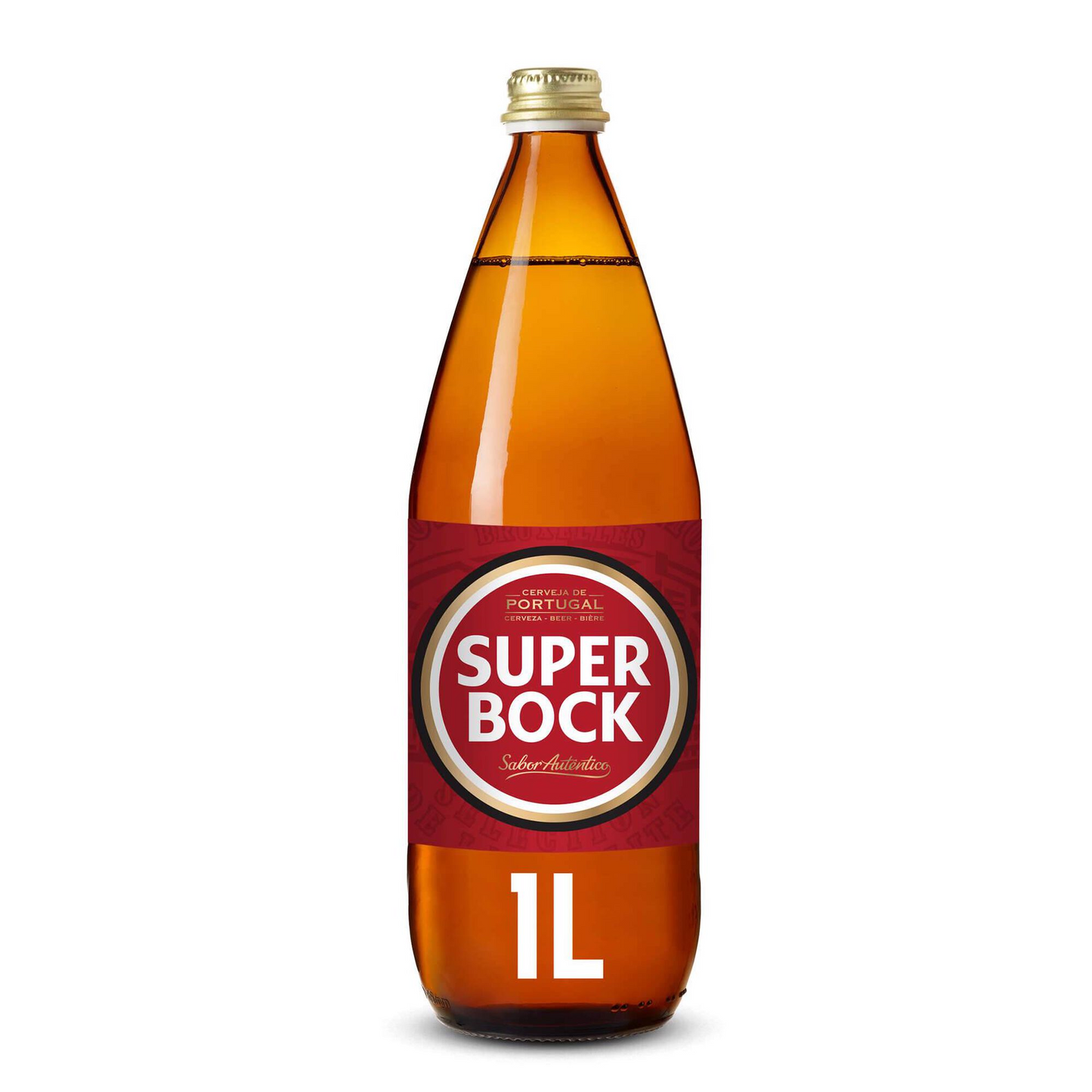 Super Bock Lager 1L bottle – classic Portuguese lager – Portuguese Beers and Lagers