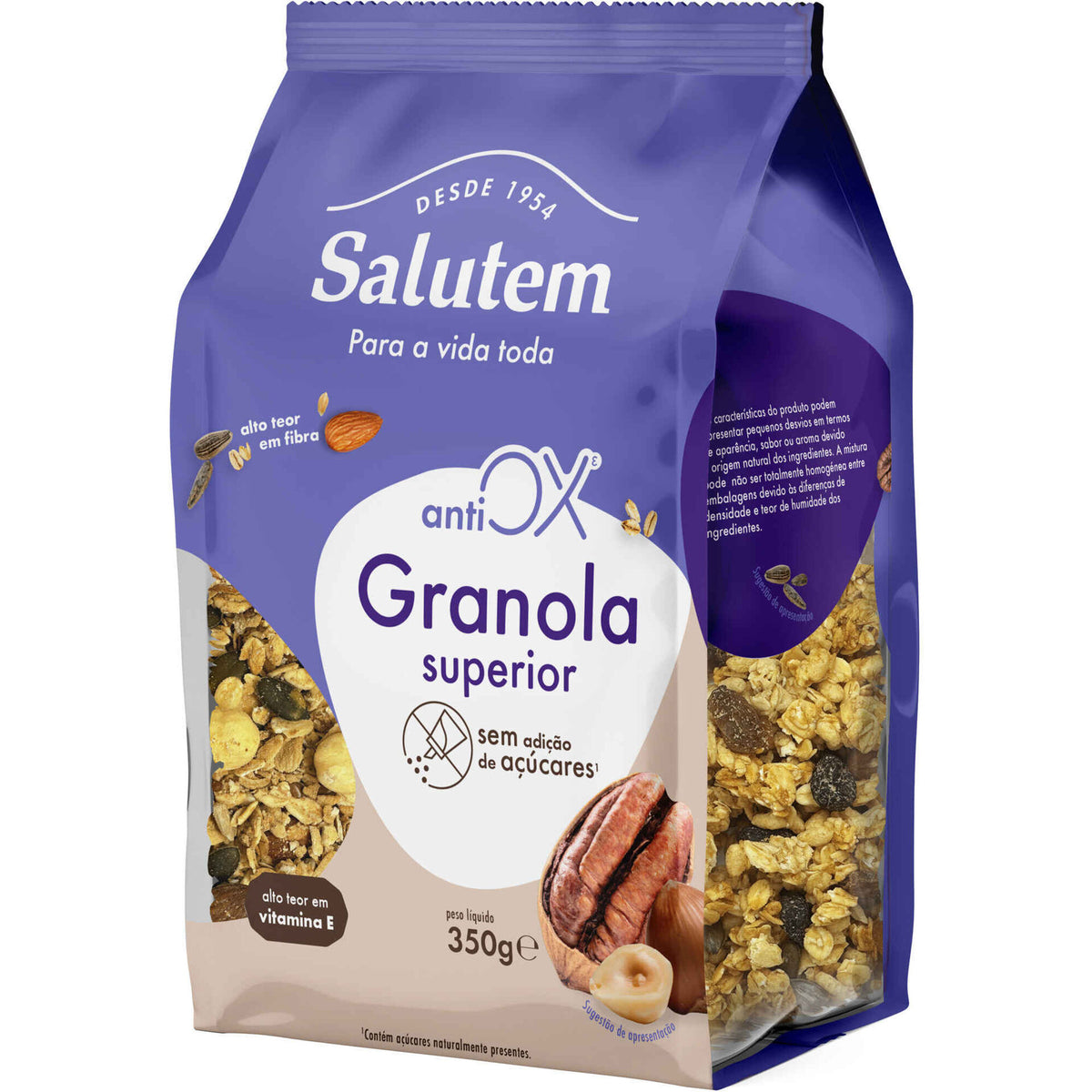 Salutem Superior Granola with Cinnamon Nuts and Seeds 350g
