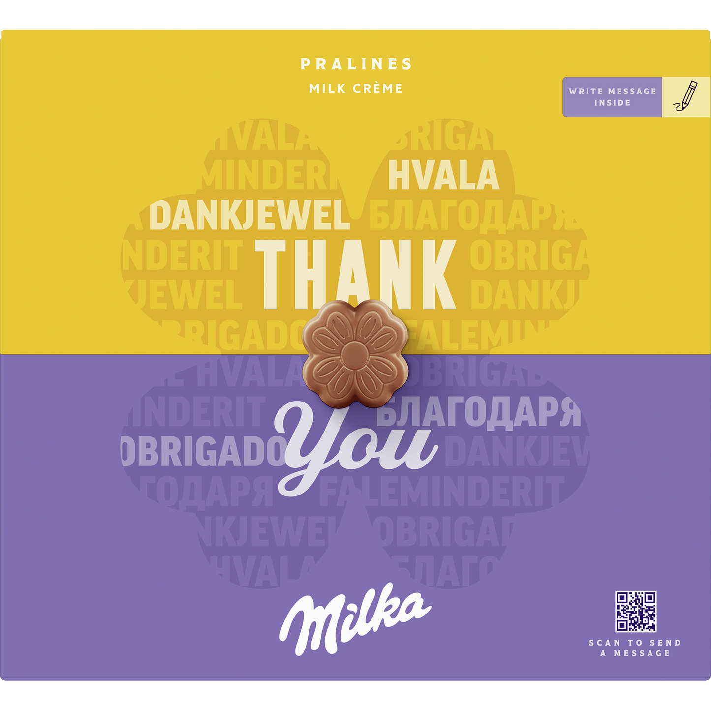 Thank You Milk Chocolate Bonbons Milka 110g