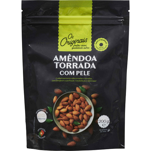 The Originals roasted almonds with skin 200 g crunchy nut snack nuts and dried fruit festive healthy savoury snack