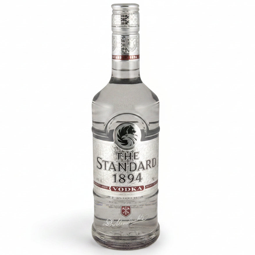 The Standard 1894 Vodka 700ml 40% ABV premium vodka for Martinis, cocktails, serving chilled and home bars