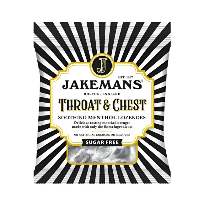 Throat & Chest Sugar Free 50g Jakemans