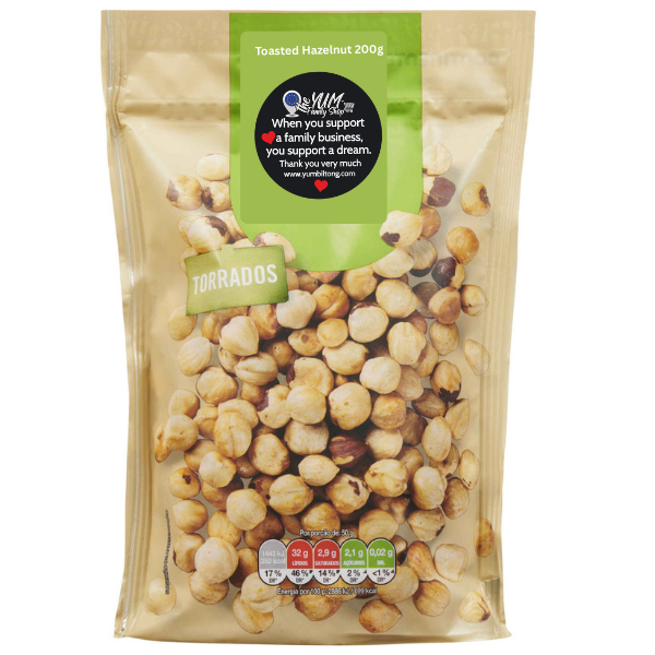 Toasted hazelnut 200 g crunchy roasted hazelnuts for baking and snacking