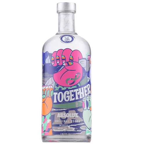 Absolut Vodka – Absolut Together We Create Pink Hand 1 L 1L (40% AVB) – 1L – 40% AVB – Vodka – Spirits – South African Products