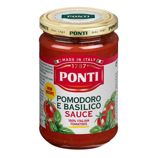 Ponti Tomato and Basil Sauce 280g