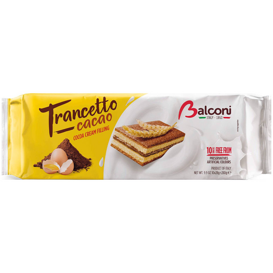 Trancetto Cake with Cocoa Filling 280g soft sponge rolls with cocoa cream – Cakes Scones Muffins and Everything Baked – South African Products