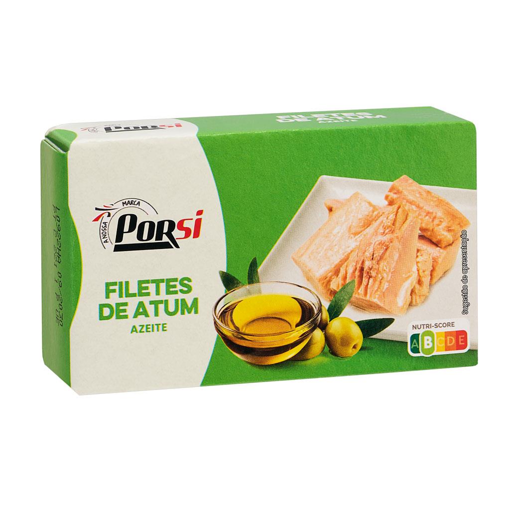 Porsi Tuna Fillets in Olive Oil 120g